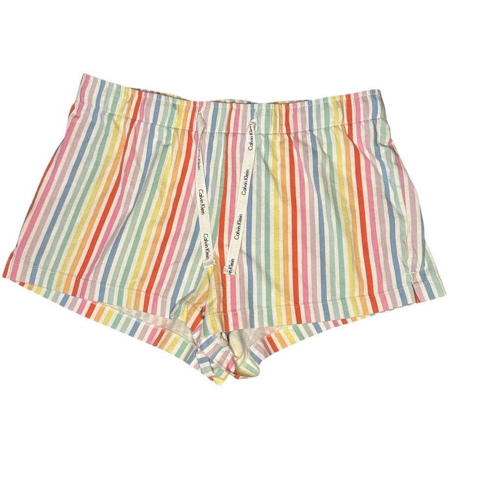 Calvin Klein Women’s Sleep Set Multi Colored 2 Piece  – Size Medium - Picture 8 of 11